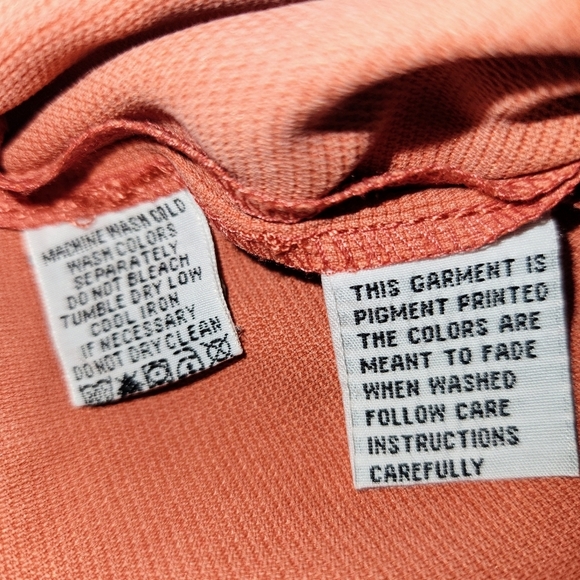 Tommy Bahama 100% Silk Shirt Coconuts Button Down In Coral Size L - Picture 11 of 16